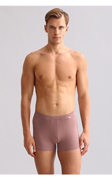 Mısırlı ORGANIC Pamuklu ZEUS LUXURY Regular Fit Metal Armalı Boxer Lavender