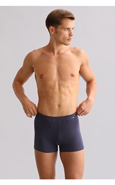 Mısırlı ORGANIC Pamuklu ZEUS LUXURY Regular Fit Metal Armalı Boxer Antrasit