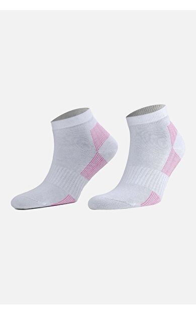 Mısırlı Unisex Coolmax 2 Çift Özel Paketli Kısa Konç Çorap Beyaz