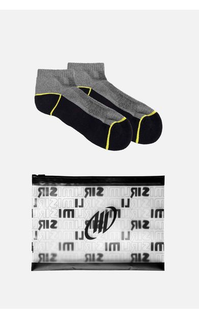 Mısırlı Unisex Coolmax Tekli Havlu Kısa Konç Çorap Siyah