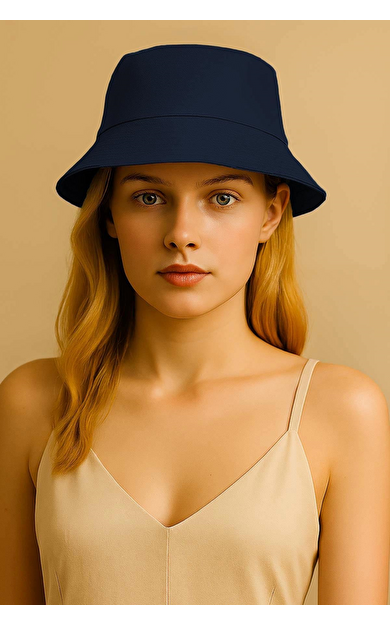 Mısırlı Unisex Safari Şapka Lacivert