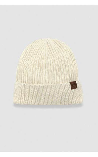 Mısırlı Unisex Yün Atkı Bere Takımı - Roseluis Ekru