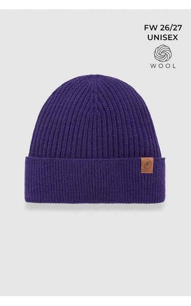 Mısırlı Unisex Yün Fitilli Bere Mor