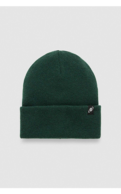Mısırlı Unisex Yün Kıvrık Düz Bere - Javier Yeşil