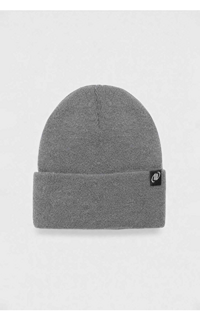 Mısırlı Unisex Yün Kıvrık Düz Bere - Javier Melanj Gri
