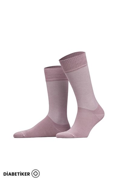 Unisex Diyabetik Bambu Soket Çorap Lavender