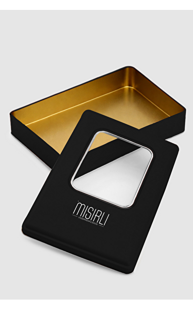 Unisex Metal Hediye Kutu Siyah