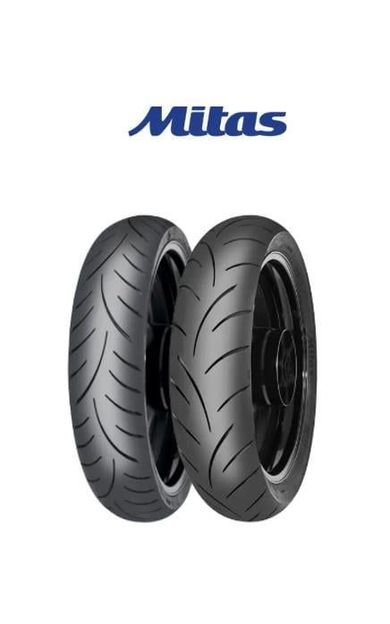 100/80-17 + 130/70-17 Mitas MC50 Ön Arka Takım Lastik