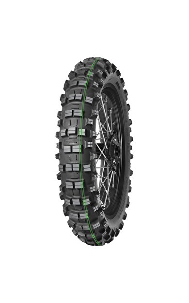 120/90-18 Mitas Terra Force-Ef 65M Super Soft Çift Yeşil Çizgi Arka Lastik