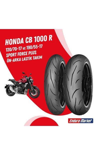 HONDA CB 1000 R MİTAS SPORT FORCE + LASTİK TAKIMI 120/70-17 + 190/55-17