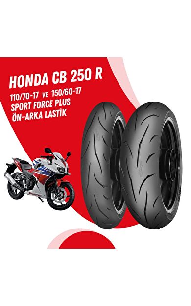 HONDA CB 250 R MİTAS SPORT FORCE + LASTİK TAKIMI 110/70-17 + 150/60-17