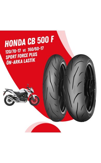 HONDA CB 500 F MİTAS SPORT FORCE + LASTİK TAKIMI 120/70-17 + 160/60-17