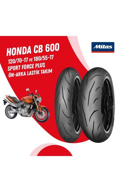 HONDA CB 600 MİTAS SPORT FORCE + LASTİK TAKIMI 120/70-17 + 180/55-17