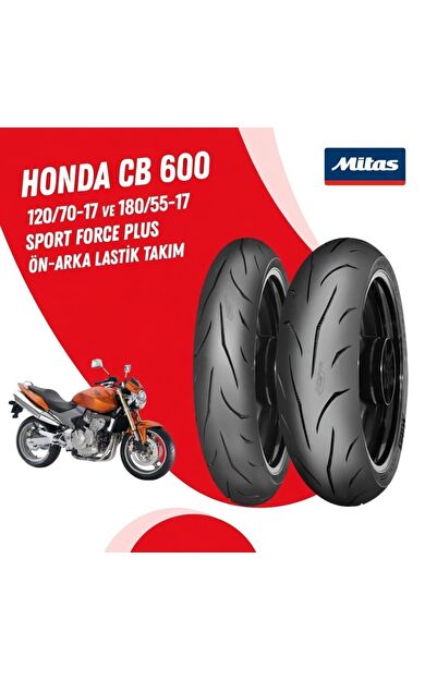 Honda Cb 600 Mitas Sport Force + Lastik Takımı