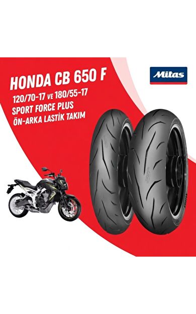 Honda Cb 650 F Mitas Sport Force + Lastik Takımı