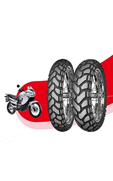 Honda Transalp 750  90/90-21 + 130/80-17  E-07 Plus Ön - Arka Takım Lastik