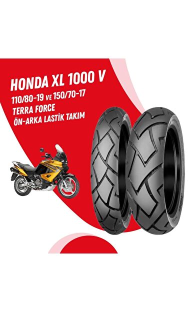 HONDA XL 1000 V MİTAS 110/80-19 + 150/70-17  TERRA FORCE LASTİK TAKIMI