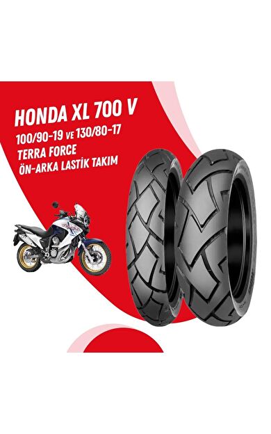 HONDA XL 700 V MİTAS TERRA FORCE LASTİK TAKIMI 100/90-19 + 130/80-17