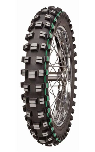 Ktm 250 EXC 120/90-18 Mitas Xt-754 Extreme Arka Lastik Yeşil Çizgi