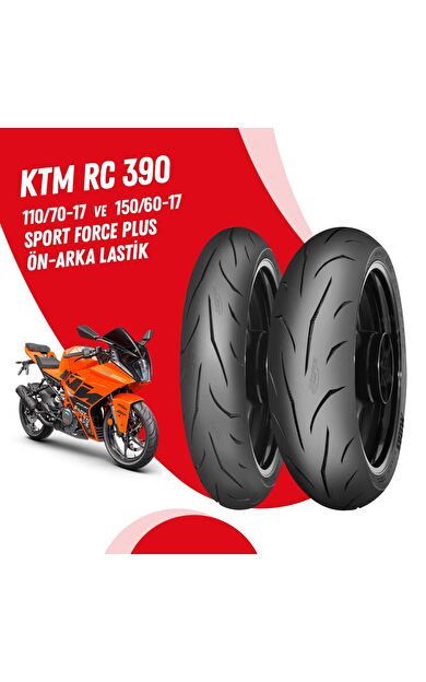 KTM RC 390 MİTAS SPORT FORCE + LASTİK TAKIMI 110/70-17 + 150/60-17