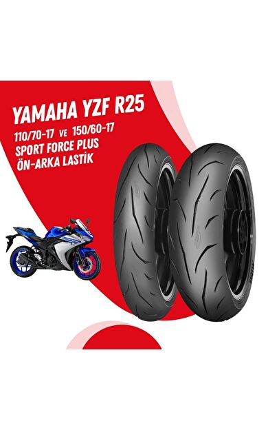 YAMAHA YZF R25 MİTAS SPORT FORCE + LASTİK TAKIMI 110/70-17 + 150/60-17