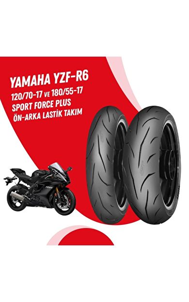 Yamaha Yzf R6 Mitas Sport Force + Lastik Takımı
