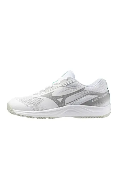 Cyclone Speed 5 Unisex Voleybol Ayakkabısı Beyaz / Gri