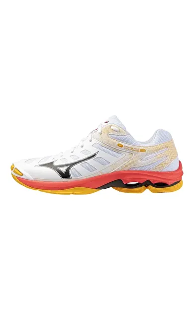 Wave Voltage 2 Unisex Voleybol Ayakkabısı Beyaz / Turuncu