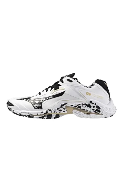 Wave Lightning Z8 Unisex Voleybol Ayakkabısı Beyaz / Desenli
