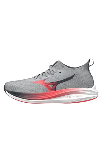 Mizuno Neo Zen Erkek Koşu Ayakkabısı Gri / Kırmızı