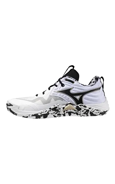 Wave Momentum Elite Unisex Voleybol Ayakkabısı Beyaz / Desenli