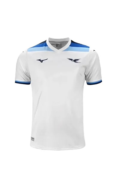 125. Yıl Lazio Home Jersey Erkek Forma Beyaz / Mavi