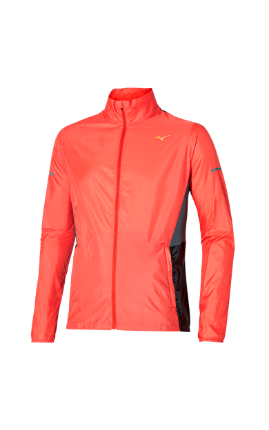 Aero Jacket Erkek Yağmurluk Turuncu/Siyah