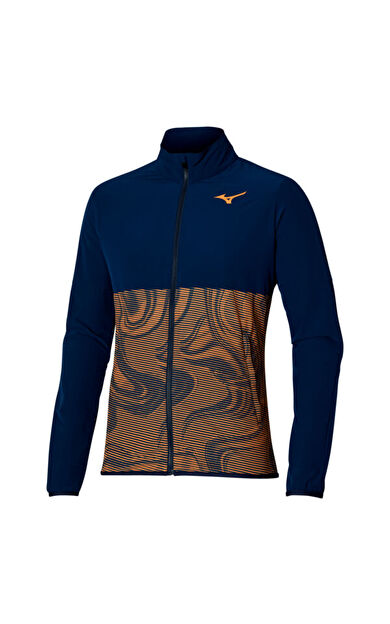 Charge Printed Jacket Erkek Yağmurluk Lacivert
