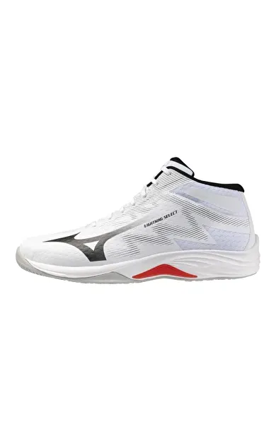 Lightning Select MID Unisex Voleybol Ayakkabısı Beyaz / Siyah