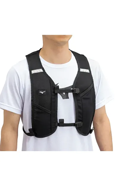 Mesh Backpack Unisex Koşu Çantası Siyah