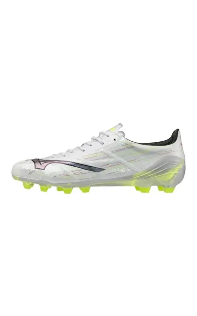 Mizuno Alpha 2 Elite Erkek Krampon Beyaz / Sarı