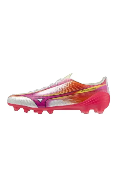 Mizuno Alpha 3 Elite Erkek Krampon Beyaz / Kırmızı