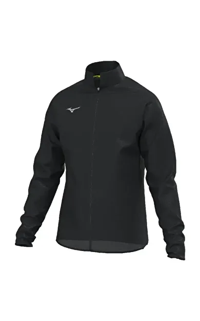 Mizuno RB Rain Jacket Erkek Sweatshirt Siyah