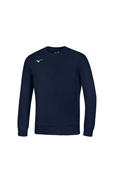 Mizuno Terry Crew Erkek Sweatshirt Lacivert