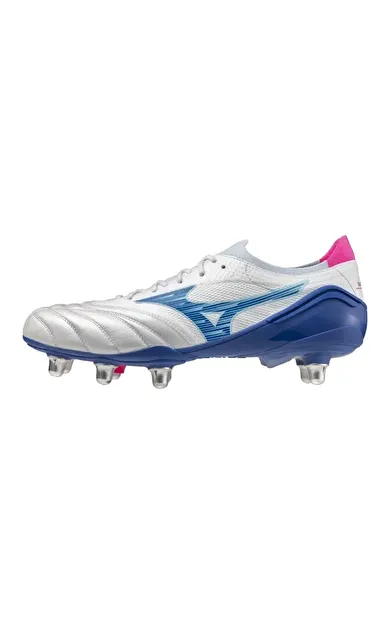 Morelia Neo 4 Beta Elite SI Erkek Krampon Beyaz / Mavi