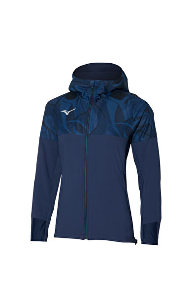 Paris Athlete Hooded Jacket Kadın Yağmurluk Lacivert