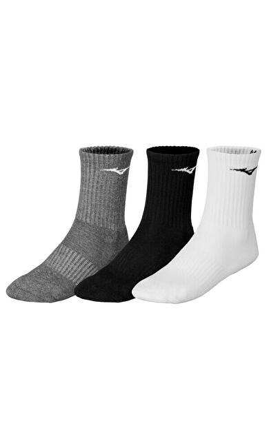 Training 3P Socks Unisex Çorap Gri/Siyah/Beyaz