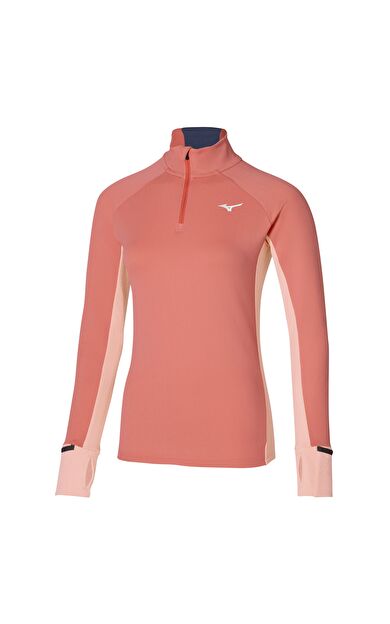 Warmalite Kadın Yarım Fermuarlı Sweatshirt Pembe