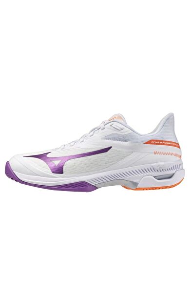 Wave Exceed Court AC Kadın Tenis Ayakkabısı Beyaz / Mor