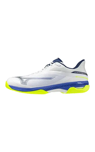 Wave Exceed Court AC Erkek Tenis Ayakkabısı Beyaz / Mavi / Sarı