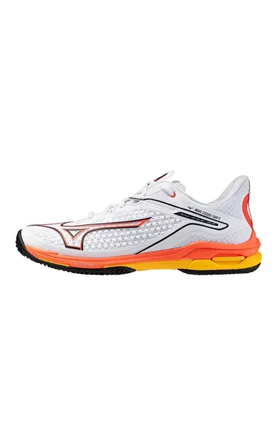 Wave Exceed Tour 6 AC Erkek Tenis Ayakkabısı Beyaz / Turuncu