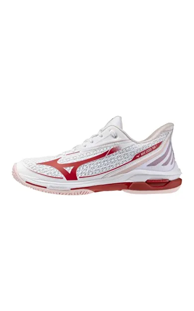 Wave Exceed Tour 7 AC Kadın Tenis Ayakkabısı Beyaz / Kırmızı