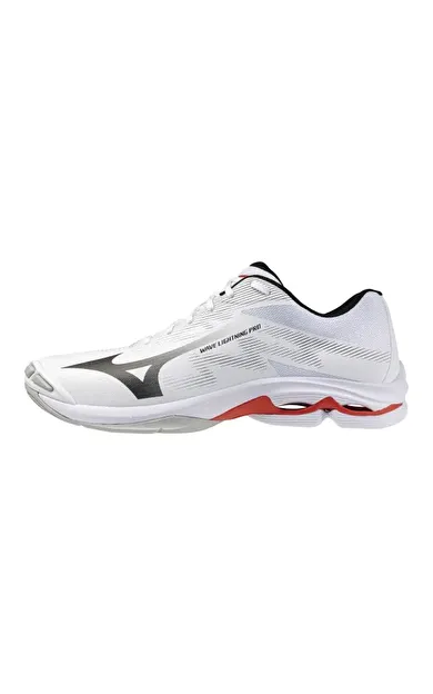 Wave Lightning Pro Unisex Voleybol Ayakkabısı Beyaz / Siyah