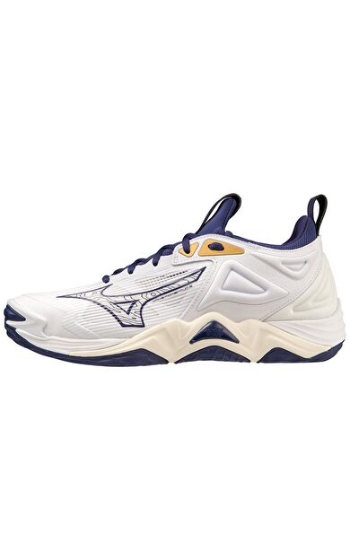 Wave Momentum 3 Unisex Voleybol Ayakkabısı Beyaz/Lacivert
